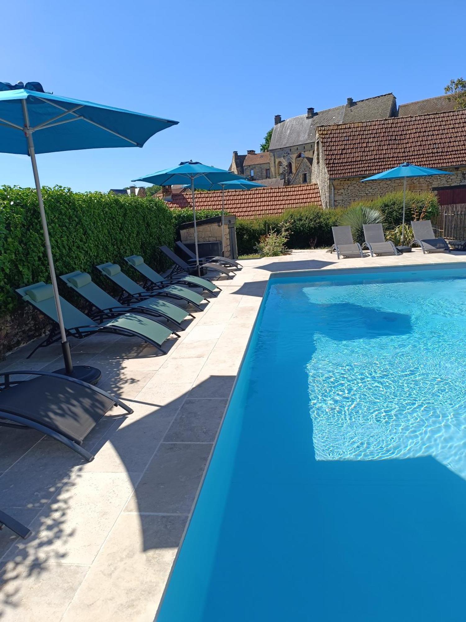 Le Clos De La Musardise - Gites De Charme Avec Piscine Chauffee Salignac Eyvigues Dış mekan fotoğraf